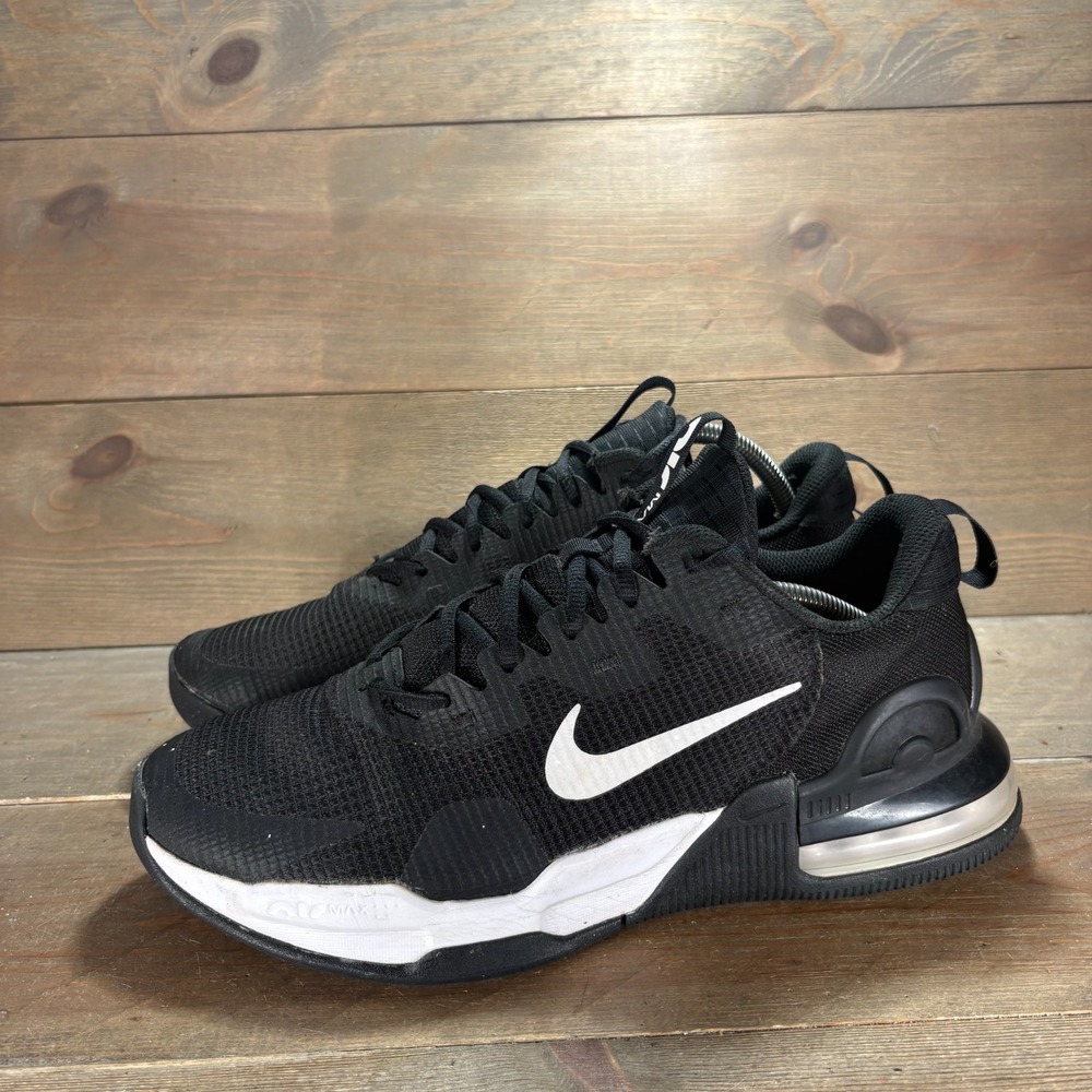 Nike Air Max Alpha Trainer 5 Mens size 9.5 shoes Black Training Gym sneakers